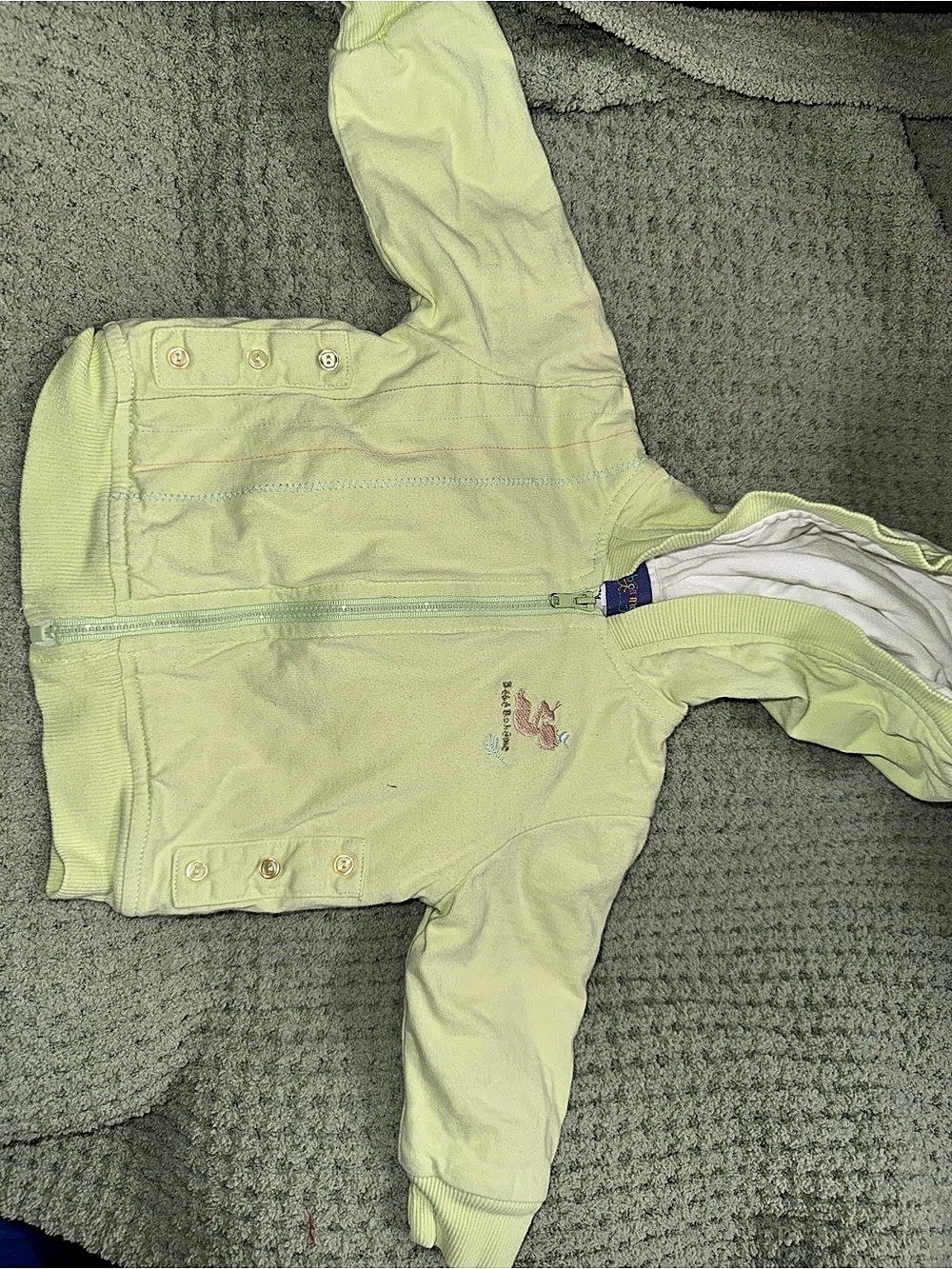Baby Green jacket 6M Like New